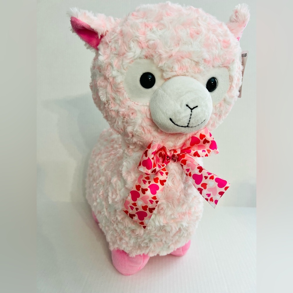 CVS Red & Pink Llama Plush